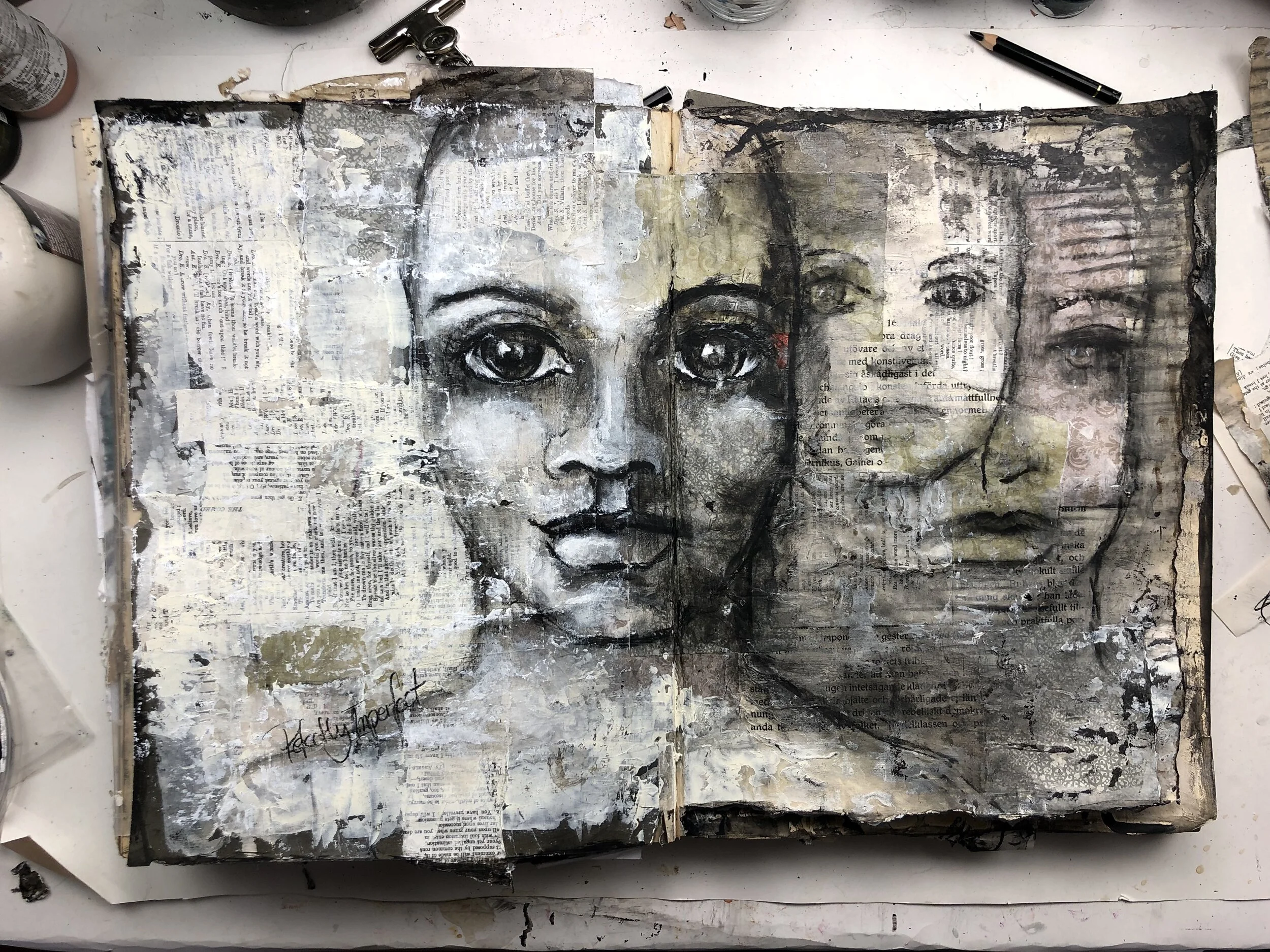 Perfectly Imperfect — Jenny Grant Art Mixed Media Artist